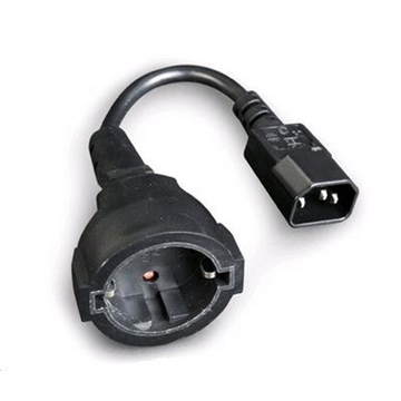 Gembird PC-SFC14M-01 power adapter IEC320 C14 -> SCHUKO (F) on a 15 cm cable