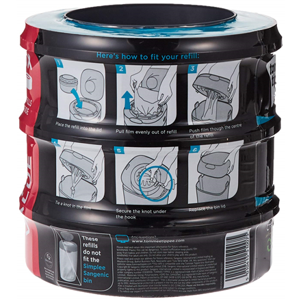 Cartouches Sangenic Twist de TOMMEE TIPPEE, 3 pièces, 85100702