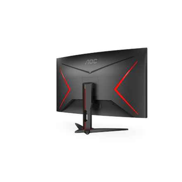 Écran d'ordinateur AOC G2 C32G2ZE/BK 80 cm (31,5") 1920 x 1080 pixels Full HD LED Noir, Rouge