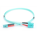 Patchcord światłowodowy FO LC-SC MM 50/125 OM3 duplex LSOH 2m-4