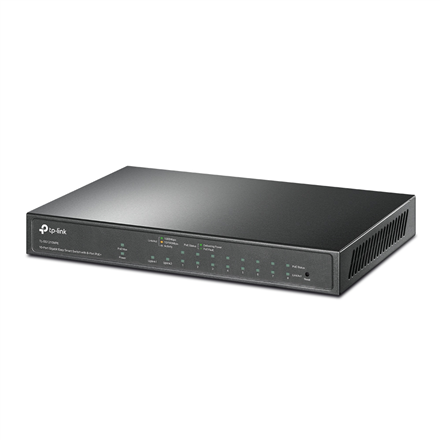 TP-LINK | Switch intelligent Gigabit 10 ports avec PoE+ 8 ports | TL-SG1210MPE | Gestion Web | Bureau | Alimentation externe | 60 mois