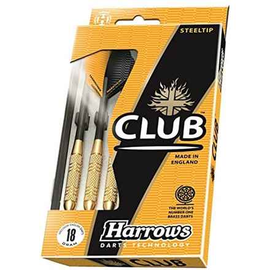 Fléchettes à pointe d'acier HARROWS CLUB BRASS 3x22gR
