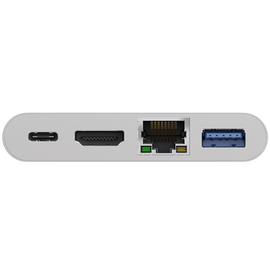 Goobay | USB-C Multiport Adapter (HDMI + Ethernet, PD) | 62105 - 0