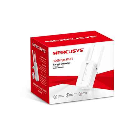 Mercusys MW300RE network extender Network transmitter & receiver White