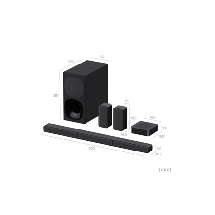 Sony HT-S40R Black 5.1 channels 600 W