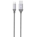 Silicon Power cable USB-C 1m braided, grey (LK30AC)