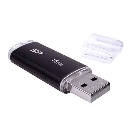 Silicon Power | Ultima U02 | 16 Go | USB 2.0 | Noir