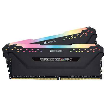 Memorie DDR Corsair DDR4 16 GB, frecventa 3600 MHz, 8 GB x 2 module, radiator, iluminare RGB, "CMW16GX4M2C3600C18"