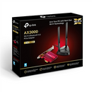 TP-LINK | AX3000 Wi-Fi 6 Bluetooth 5.0 PCIe Adapter | TX3000E | 2.4GHz/5GHz | Antenna type 2xHigh-Gain External Antennas | 574+2402 Mbit/s-3
