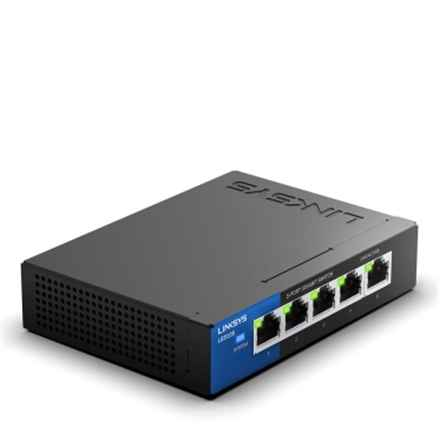 Linksys | LGS105-EU-RTL | Commutateur non géré | 5 ports | 1 Gbit/s | Emballage