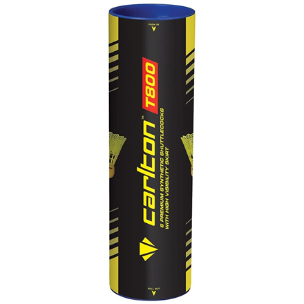 Badminton shuttles Carlton T800 medium, 6pcs