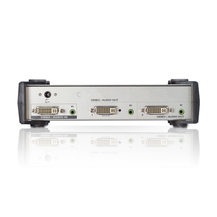 Rozdzielacz 2-port DVI/Audio Splitter