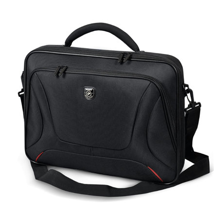 PORT DESIGNS | Courchevel | Fits up to size 15.6 " | Messenger - Briefcase | Black | Shoulder strap