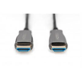 Kabel połączeniowy hybrydowy AOC HDMI 2.0 Premium HighSpeed 4K/60Hz UHD HDMI A/HDMI A M/M 10m Czarny