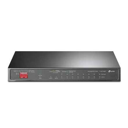 TP-LINK | Switch intelligent Gigabit 10 ports avec PoE+ 8 ports | TL-SG1210MP | Non géré | Bureau | Alimentation externe | 60 mois