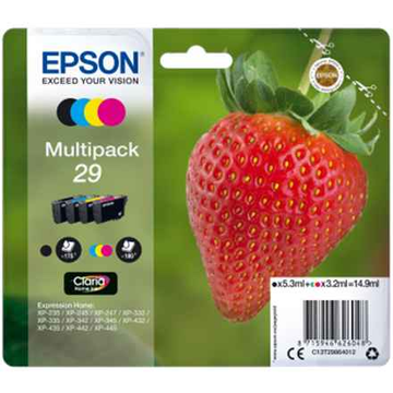 Pack multipack Epson Fraise 4 couleurs 29 encre Claria Home