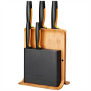 Fiskars 1057552 knife block Slot knife block Bamboo, Plastic, Stainless steel Wood-3