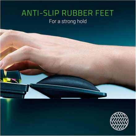 Repose-poignet ergonomique Razer pour claviers pleine taille | Razer | Repose-poignet ergonomique | Repose-poignet | N/A | N/A | Noir