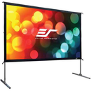 Écran mobile d'extérieur trépied ELITE SCREENS 120" (304,8 cm)/ 16:9/ 149,4 × 265,7 cm/ aluminium/ projection avant et arrière