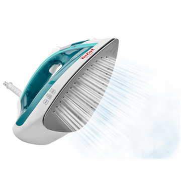 TEFAL | Steam Iron | FV1710 | Steam Iron | 1800 W | Water tank capacity 200 ml | Continuous steam 24 g/min | Steam boost performance 80 g/min | White/Green - 0