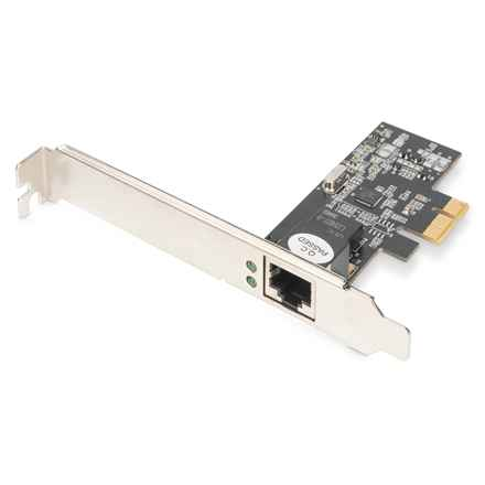 Carte réseau Digitus Gigabit Ethernet PCI Express 2,5 G (4 vitesses)