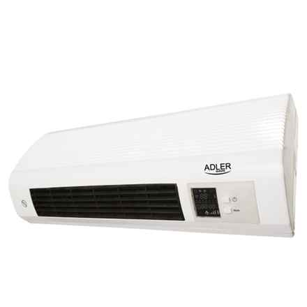 Radiateur électrique d'intérieur Adler AD 7714, noir et blanc, 2 200 W.