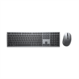 Dell | Premier Multi-Device Keyboard and Mouse | KM7321W | Keyboard and Mouse Set | Wireless | Batteries included | US | Titan grey | Wireless connection