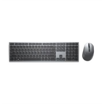 Dell | Premier Multi-Device Keyboard and Mouse | KM7321W | Keyboard and Mouse Set | Wireless | Batteries included | US | Titan grey | Wireless connection