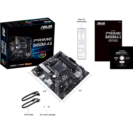 ASUS PRIME B450M-A II Socket AM4 micro ATX AMD B450