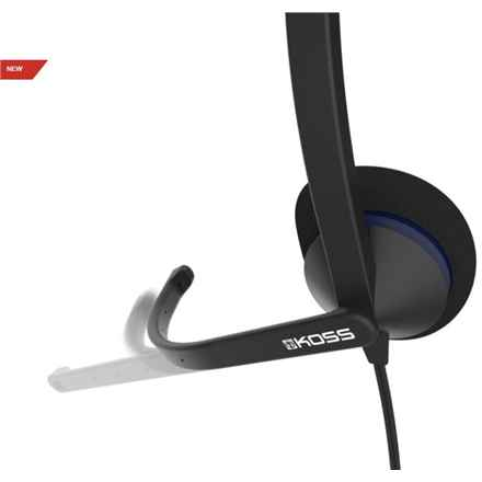Koss | Casque audio | CS200 USB | Filaire | Supra-auriculaire | Microphone | Noir