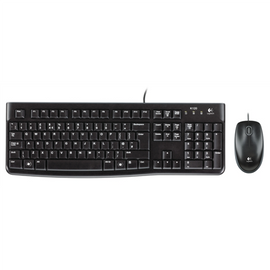 LOGITECH MK120 Corded Combo - BLACK - USB - US INT'L - EER