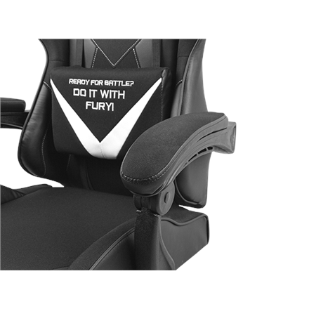 FURY Avenger L Chaise de jeu universelle Siège rembourré Noir