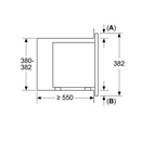 Bosch | Four à micro-ondes | BFL623MS3 | Encastrable | 20 L | 800 W | Acier inoxydable