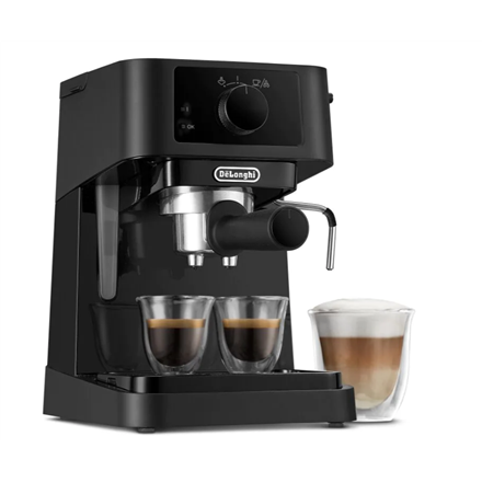 Delonghi | Coffee Maker | EC230 | Pump pressure 15 bar | Built-in milk frother | Semi-automatic | 360° rotational base No | 1100 W | Black