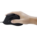 MOUSE Logilink, PC sau NB, cu fir, USB, optic, 1000 dpi, butoane/scroll 5/1, ergonomic, negru, "ID0158" (timbru verde 0.18 lei)