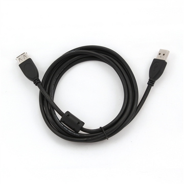 Kabelis Gembird USB Male - USB Female 1.8m Black