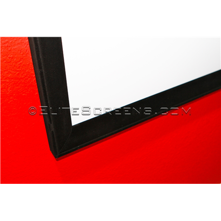 Écran ELITE SCREENS dans un cadre fixe 110" (279,4 cm)/ 16:9/ 137×243,5 cm/ gain 1,1/ cadre noir 6 cm