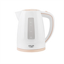 Adler | Kettle | AD 1264 | Standard | 2200 W | 1.7 L | Plastic | 360° rotational base | White-1
