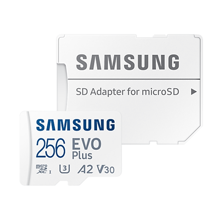 Carte mémoire samsung evo plus 256 go microsdxc uhs-i classe 10