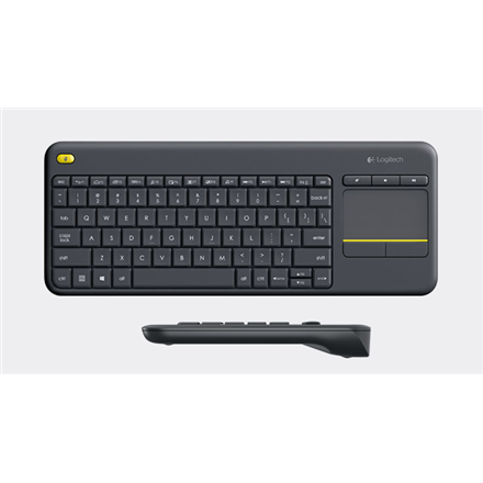 Logitech K400 Plus keyboard RF Wireless Dutch Black