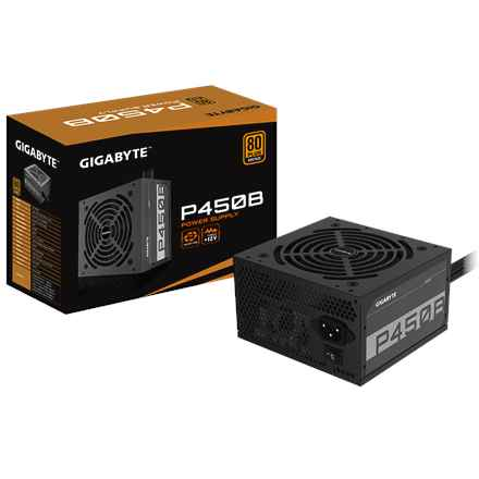 Bloc d'alimentation Gigabyte P450B 450 W 20+4 broches ATX ATX Noir