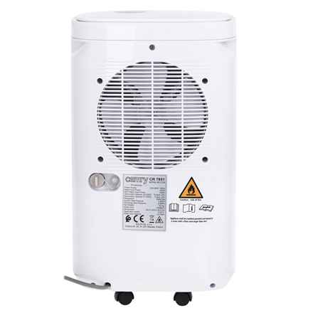 Camry | Déshumidificateur d'air | CR 7851 | Puissance 200 W | Convient aux pièces jusqu'à 60 m³ | Capacité du réservoir d'eau 2,2 L | Blanc