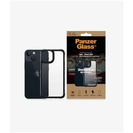 Coque PanzerGlass™ Silverbullet pour Apple iPhone 13 mini Noir AB