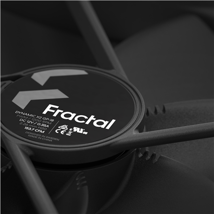 Refroidissement du boîtier fde dynamic x2 gp-18 pwm noir 180 mm