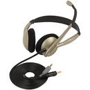 Koss | Headphones | CS100 | Wired | On-Ear | Microphone | Black/Gold-2