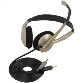 Koss | Headphones | CS100 | Wired | On-Ear | Microphone | Black/Gold - 0