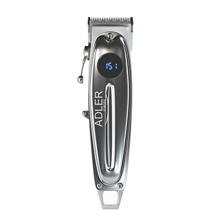 Adler | Proffesional Hair clipper | AD 2831 | Cordless or corded | Number of length steps 6 | Silver