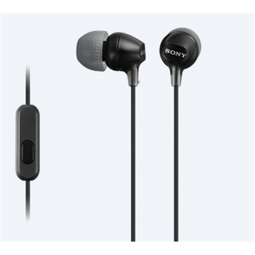 Sony | EX series | MDR-EX15AP | In-ear | Black - 0