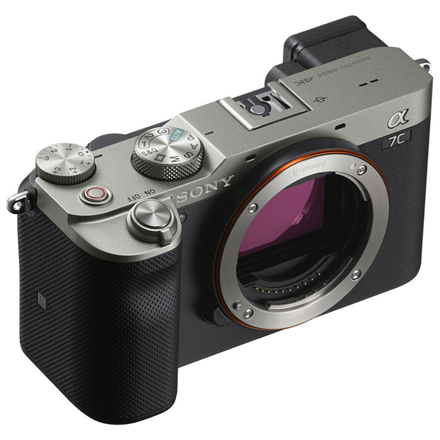 Sony Alpha A7C Full-frame Mirrorless Interchangeable Lens Camera, Body, Silver | Sony | Full-frame Mirrorless Interchangeable Lens Camera | Alpha A7C | Mirrorless Camera body | 24.2 MP | ISO sensitivity (max) 204800 | Display diagonal 3.0 " | Video record