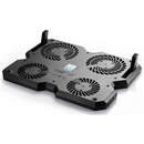 Support de refroidissement pour ordinateur portable DeepCool MULTI CORE X6 39,6 cm (15,6") Noir